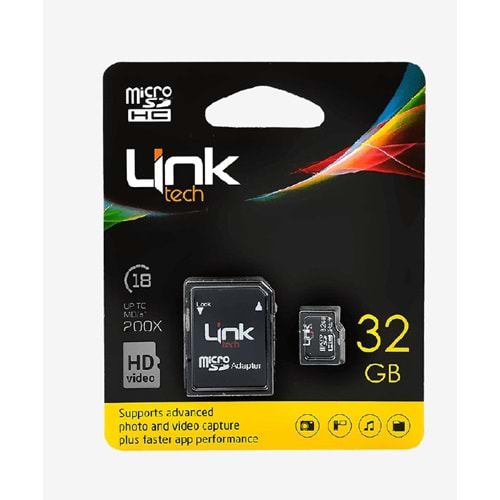 LinkTech M105 32GB Micro SD Hafıza Kartı