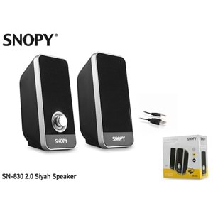 Snopy SN-830 2.0 Siyah Speaker