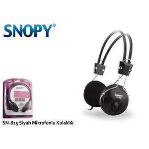 Snopy SN-815 Siyah Mikrofonlu Kulaklık