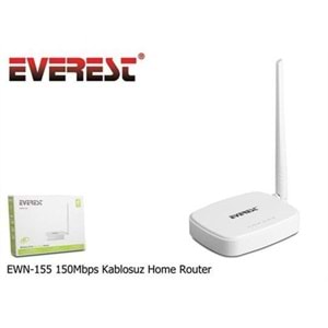 Everest EWN-155 Repeater+Access Point+Bridge 150Mbps Kablosuz Home Rou