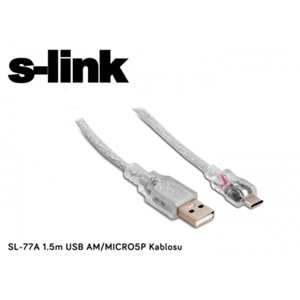 S-link SL-77A 1.5m USB AM/MICRO5P Kablosu