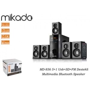 Mikado MD-856 5+1 Usb+SD+FM Destekli Multimedia Bluetooth Speaker