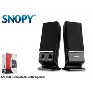 Snopy SN-868 2.0 Siyah AC 220V Speaker