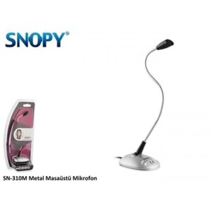 Snopy SN-310M Metal Masaüstü Mikrofon