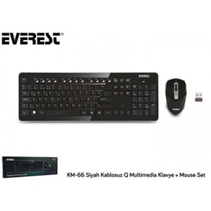 Everest Km-66 Kablosuz Klavye Mouse Set