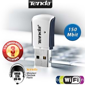 Tende W311m 150Mbps 802.11b/g USB Kablosuz Adaptör