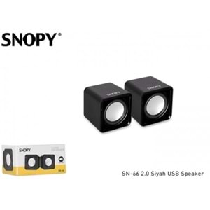 Snopy SN-66 2.0 Siyah/Mavi/Kırmızı USB Speaker