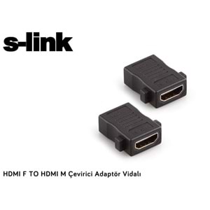S-link SL-HH75 HDMI F To HDMI F Birleştirici Adaptör Vidalı