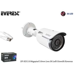 Everest DF-923 2.0 Megapixel 3.6mm Lens 36 Ledli Güvenlik Kamerası