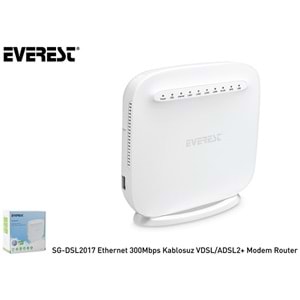 Everest SG-DSL2017 Ethernet 300Mbps Kablosuz Dahili Anten VDSL/ADSL2+