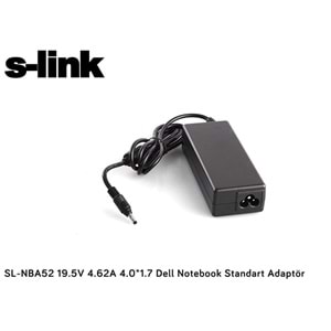 S-link SL-NBA52 19.5V 4.62A 4.0*1.7 Dell Notebook Standart Adaptör