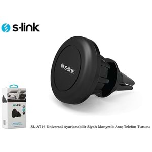 S-link SL-AT14 Ayarlanabilir Siyah Mıknatıslı Araç Telefon Tutucu