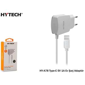Hytech HY-A78 Type-C 5V 1A Ev Şarj Adaptör