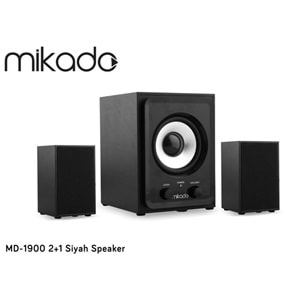 Mikado MD-1900 2+1 Siyah Speaker