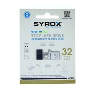 Syrox Otg32 32Gb Mikro Otg Flash Bellek