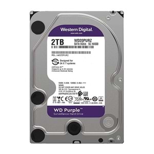 WD 2TB TKM Purple 64MB SATA3 6Gb/s HDD 7x24 Güvenlik Hard Diski 7/24 2021