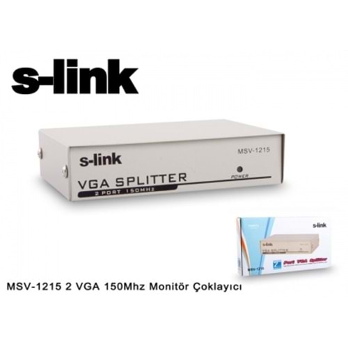 Slink Sl-1215 2 Port Monitör Çoklayıcı